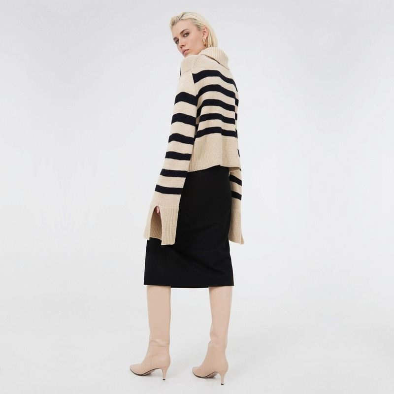 Ootddress 2025 New Women's Turtleneck Sweater Fall Winter Knitted Pullovers For Women Casual Knitwear Long Sleeve Oversized Tops