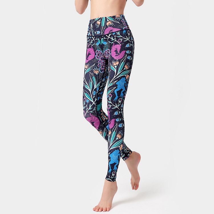 Leggings - Insects Birds and Flowers