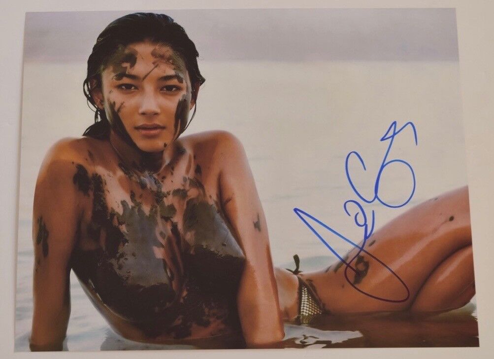 Jessica Gomez Signed Autographed 11x14 Photo Poster painting Hot Sexy SI Swimsuit Model COA VD