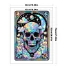 Halloween Skeleton-11CT Stamped Cross Stitch 50*70cm/19.69*27.56in(Big Size)