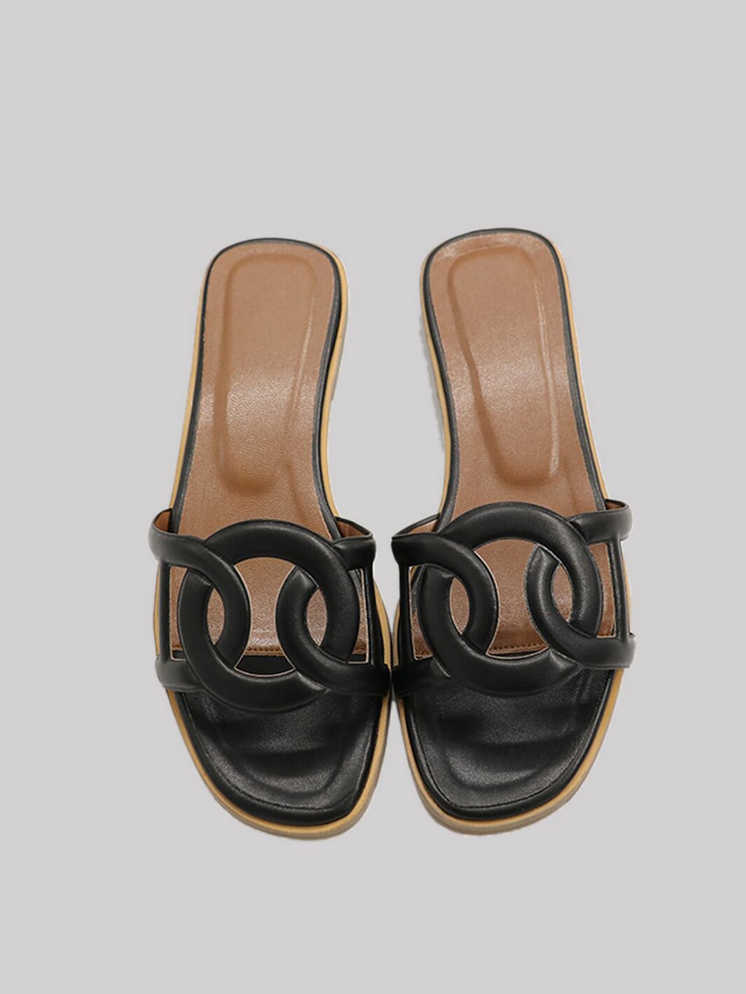 Circle Design Women's Summer Flats Slippers