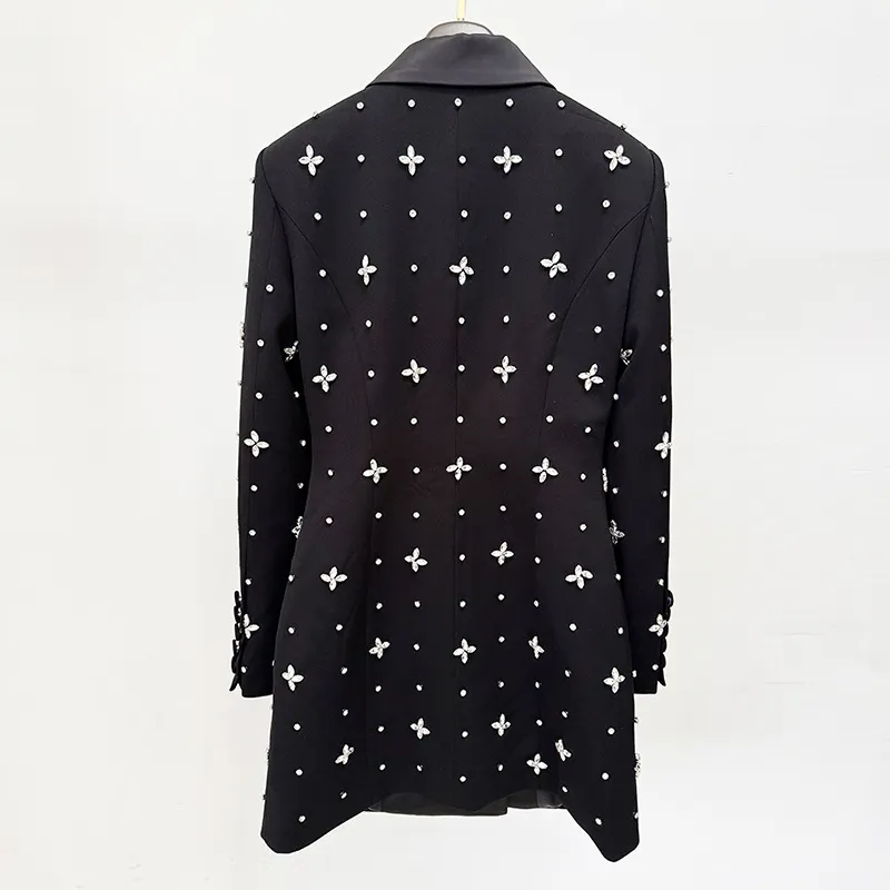 Nigikala Nigikala Star Fashion New Heavy Industry Nails And Diamond Suit Dress Body Short Dress
