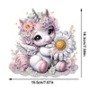 DIY Unicorn Sunflower Special Shaped Single-Sided Diamond Art Desktop Decor