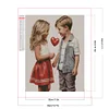Diamond Painting -DIY Full Square Drill Valentines Day Couple(35x45cm)