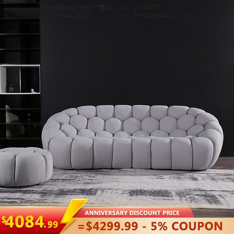 Homemys Modern Creative Bubble Three-Seater Sofa