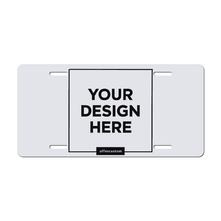 Personalized Design License Plate 15 X 30