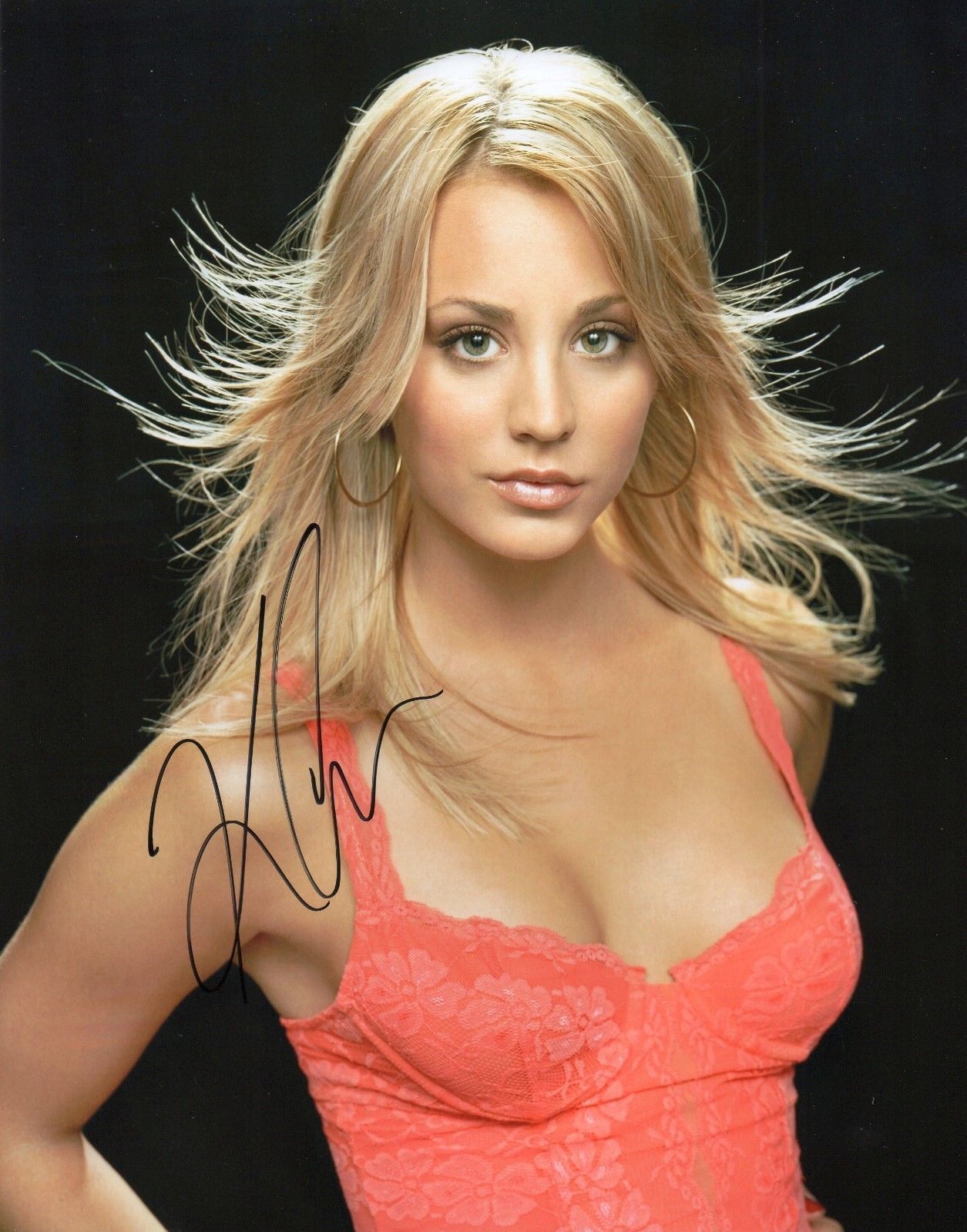 KALEY CUOCO AUTOGRAPHED SIGNED A4 PP POSTER Photo Poster painting PRINT 29