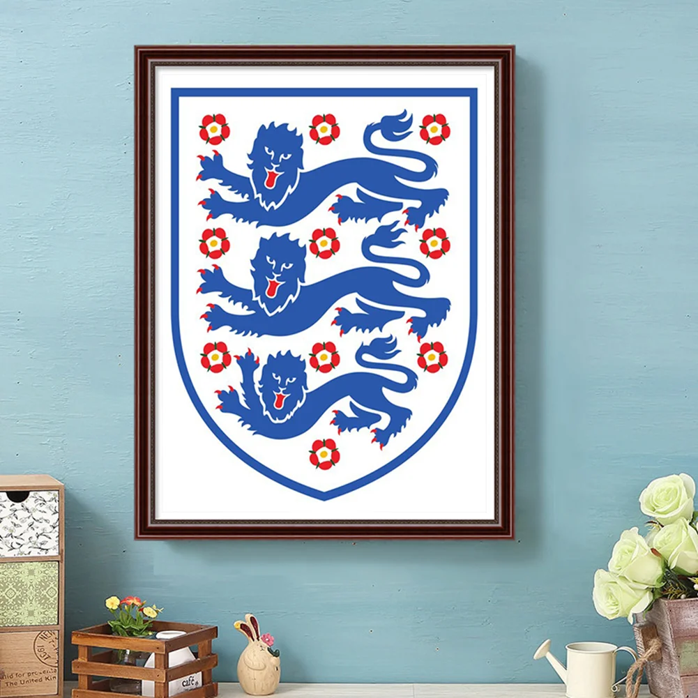 Full Round Diamond Painting 30*40cm - English Football