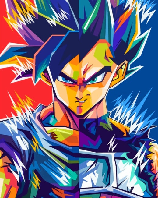 

Powerful Goku Pop - Paint By Numbers - 40*50CM, 501 Original