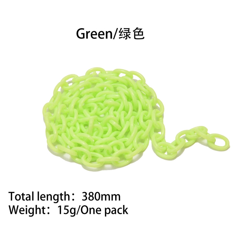 1 Pack = 5 Pieces Arylic 6*8mm Jewelry Accessories Chain