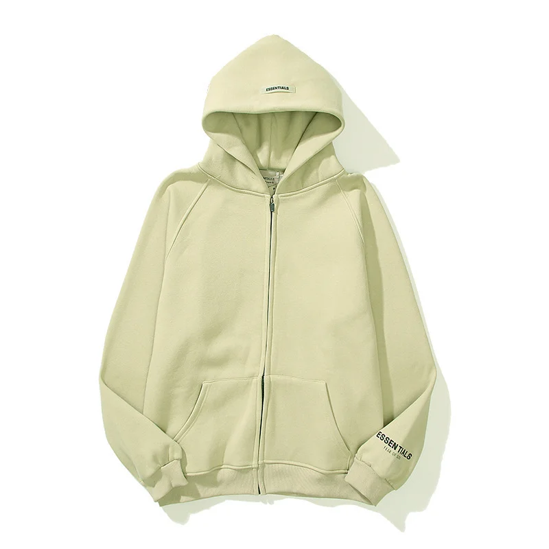 FEAR OF GOD Double Line ESSENTIALS Couple Sweater Zipper Jacket