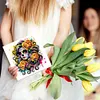 uk.everydayedeals 6Pcs DIY Diamond Painting Greeting Card - Skull Family