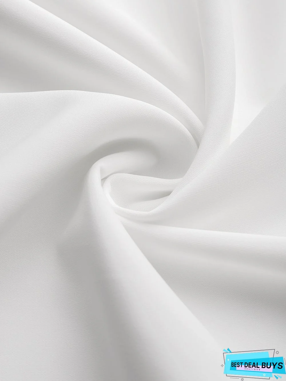 White Daily Long sleeve Plain V Neck Simple Blouse