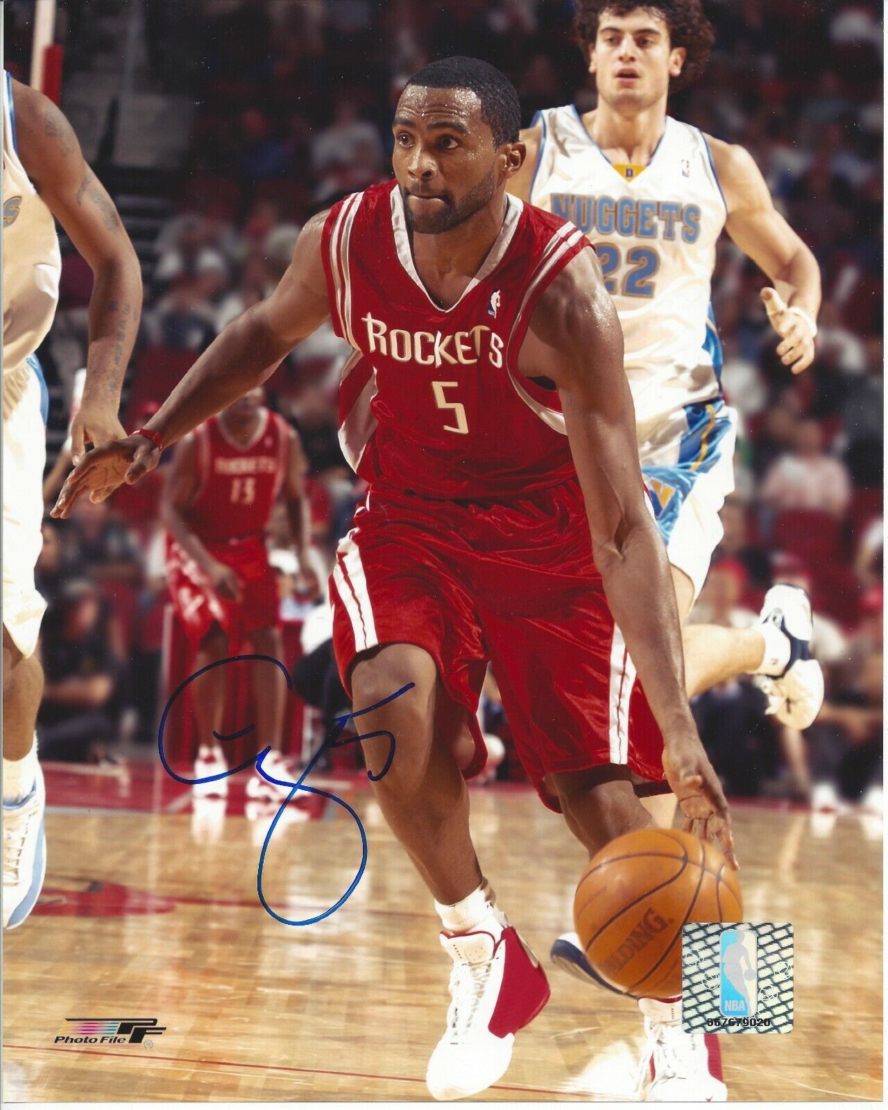 Cuttino Mobley Autographed 8x10 Houston RocketsB339