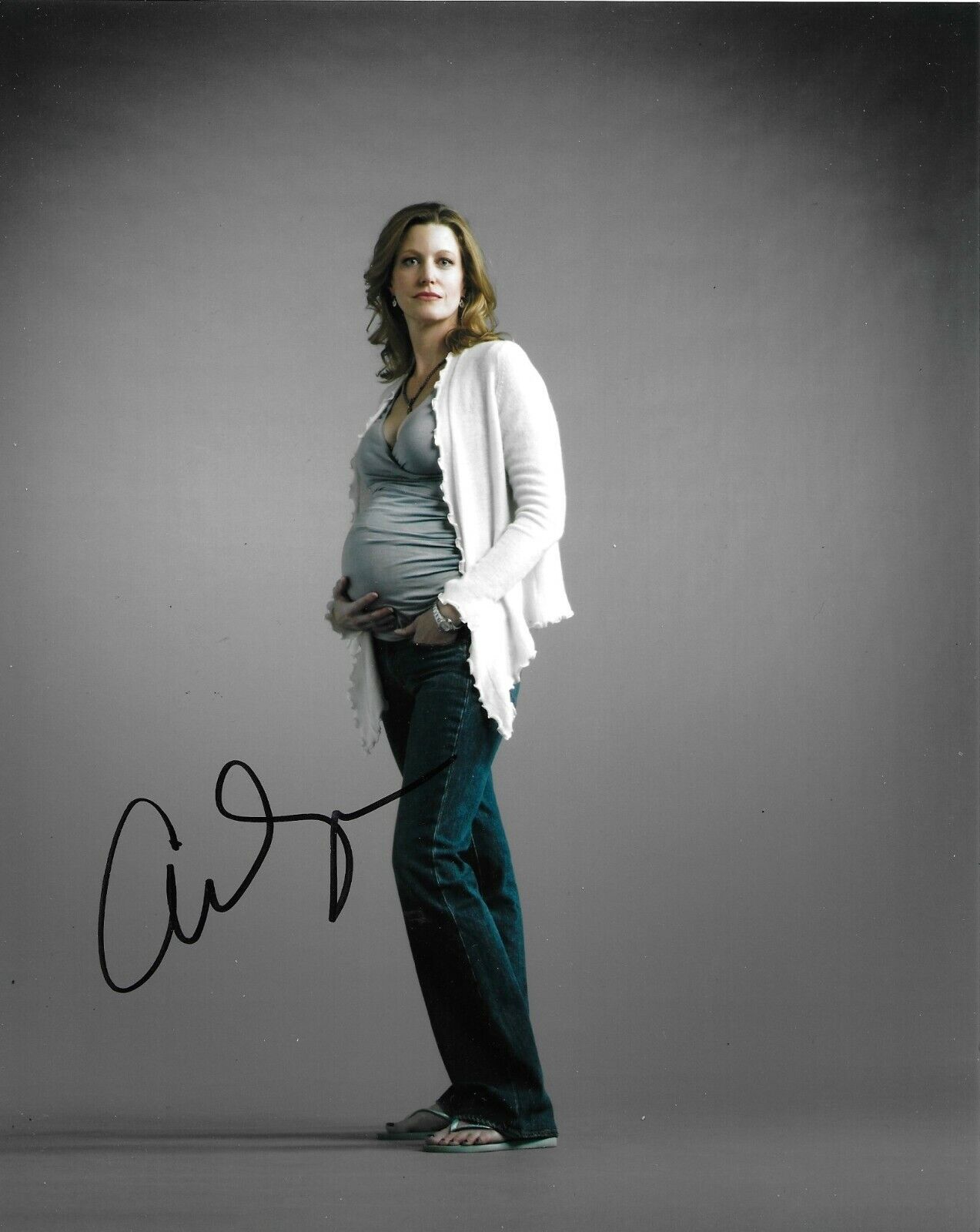 Anna Gunn Signed Breaking Bad 10x8 Photo Poster painting AFTAL