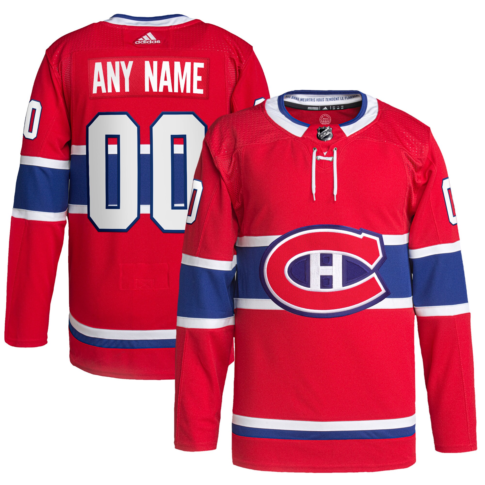 Montreal Canadiens   Home  Primegreen  Custom Jersey – Red mysite