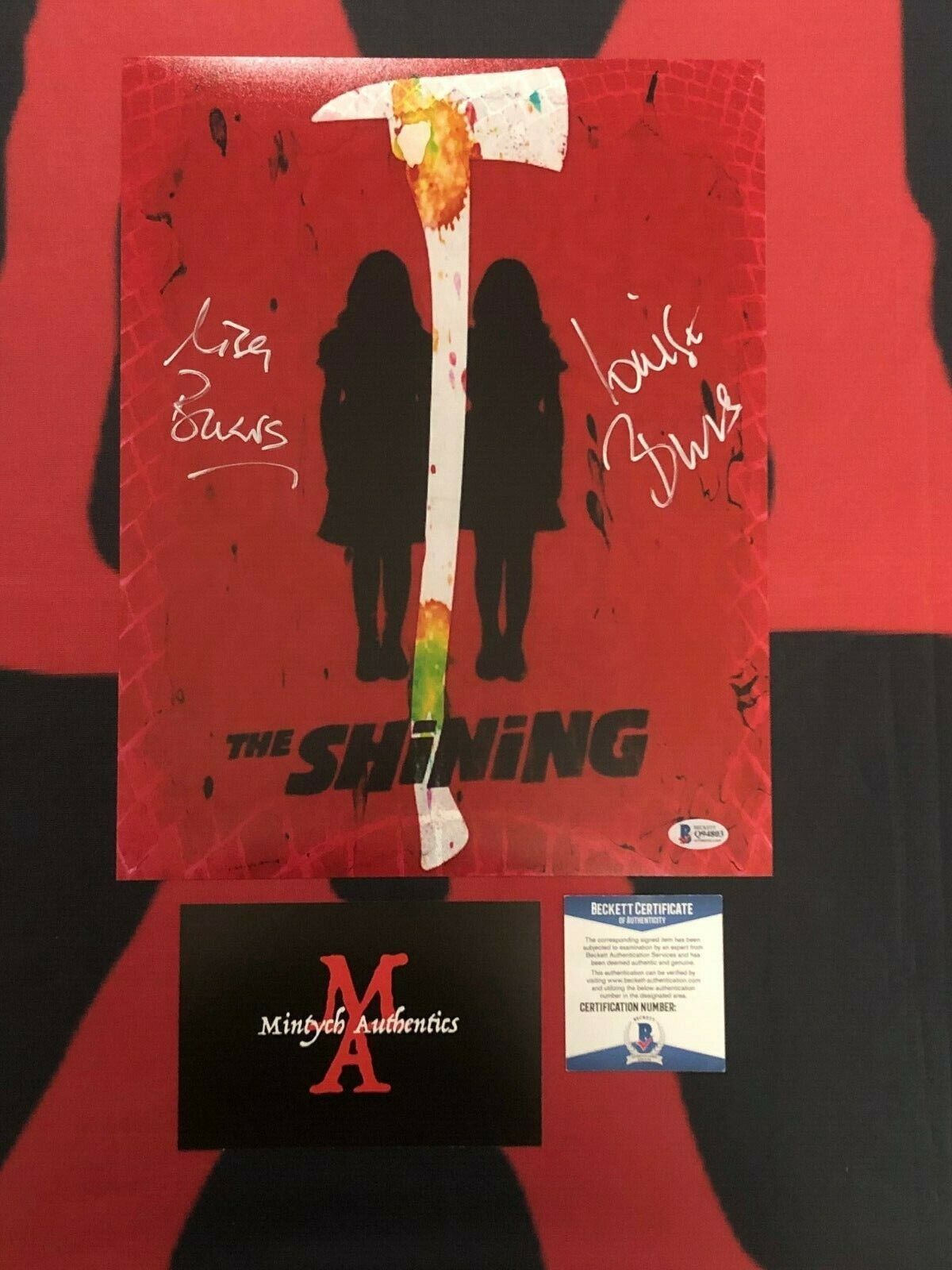 LISA & LOUISE BURNS THE SHINING AUTOGRAPHED SIGNED 11x14 Photo Poster painting! BECKETT DR SLEEP