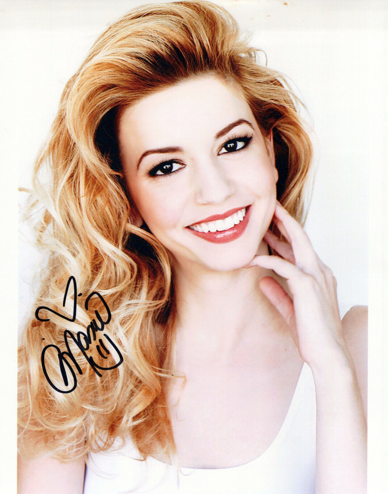 Masiela Lusha glamour shot autographed Photo Poster painting signed 8x10 #11