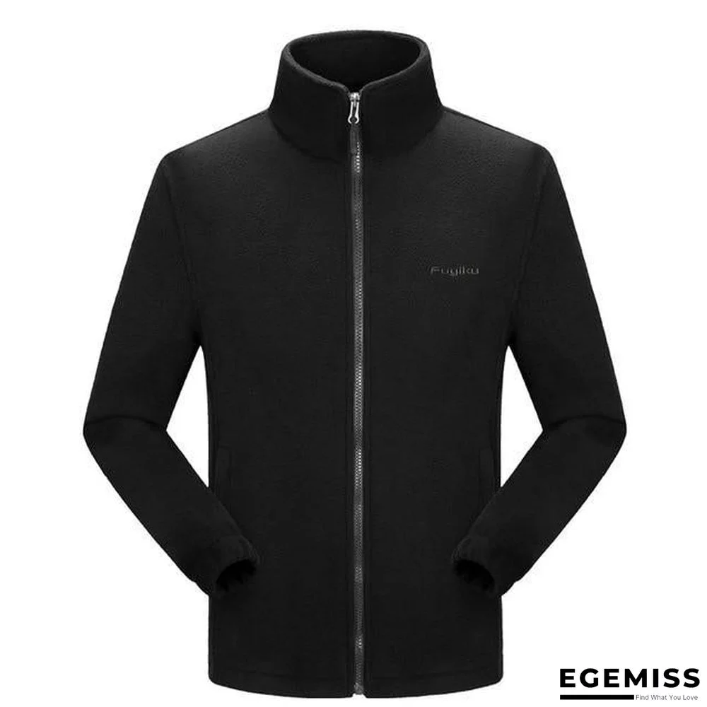 Fleece Mens Jacket Large Sizes Big and Tall Men Clothing Jacket Liner Autumn Spring Cardigan Plus Coat Male | EGEMISS