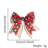 Festive Christmas Tree Gift Decor Double Layers Bowknot 