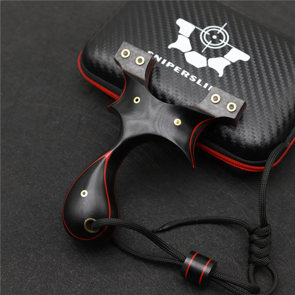 Snipersling slingshots: S-Robin G6 OTT With Clip Design, 100% Handmade Slingshot for Hunting, Customization Acceptable