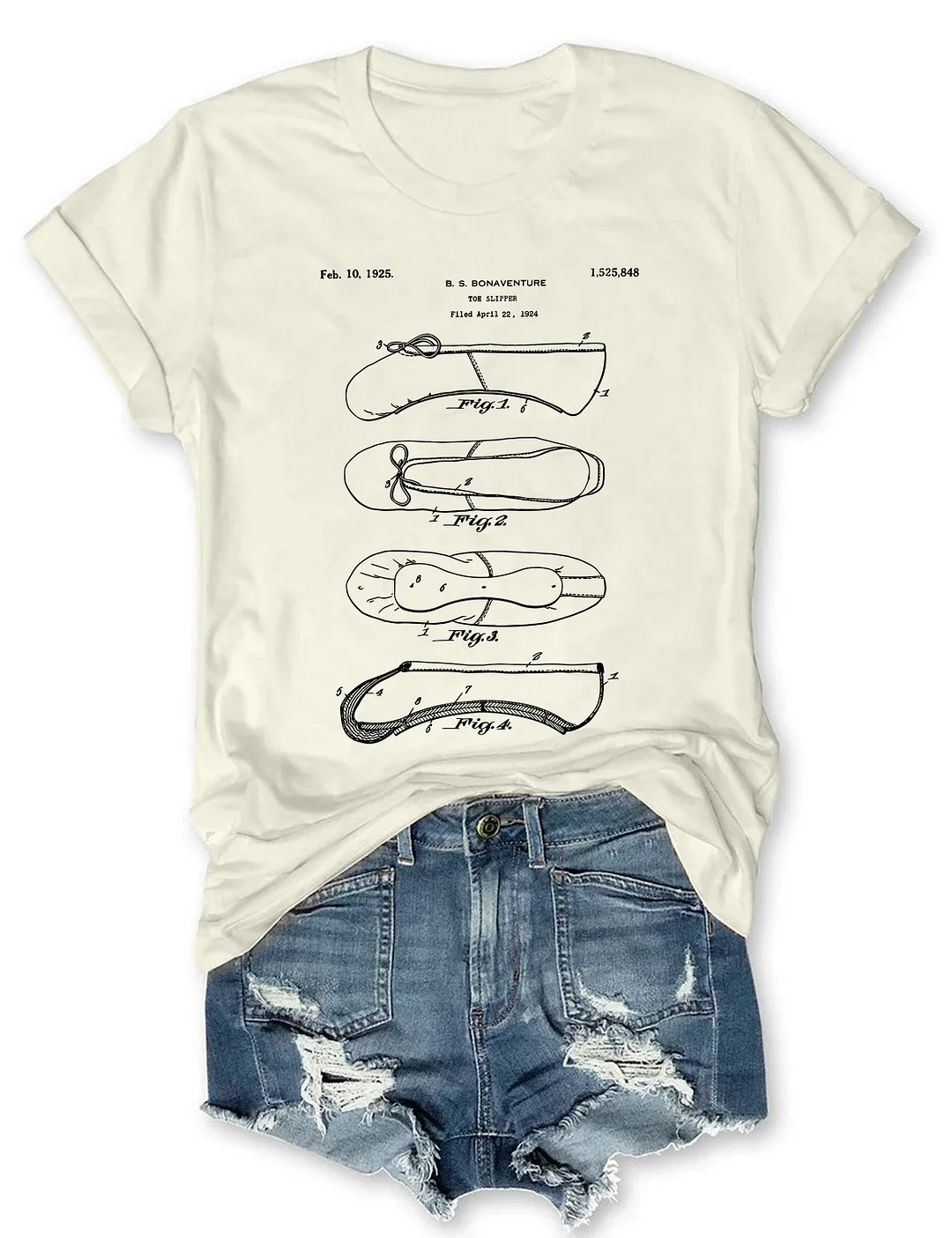 Ballet Slipper Patent T-shirt