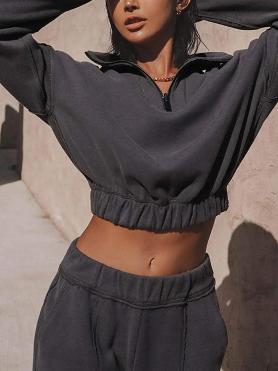 Two-piece Sports and Leisure Sweater Suit