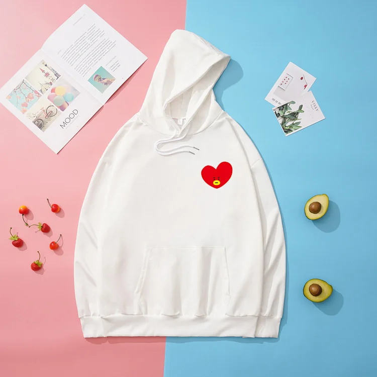 BT21 Cute Face Candy Color Hoodie