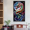 >SALE<5D DIY Full Round Drill Diamond Painting Dragon Kit Home Decoration Art Craft