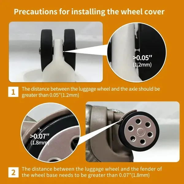 Lakiso  Luggage Compartment Wheel Protection Cover