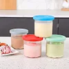 4Pcs Ice Cream Pints Cup for Ninja Creami Pints with Lids for NC301 NC300 Series