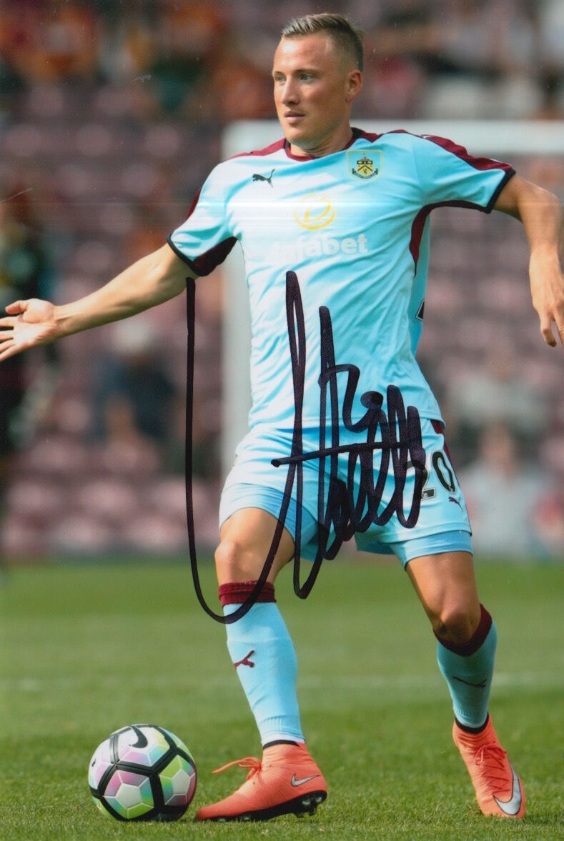 BURNLEY HAND SIGNED FREDRIK ULVESTAD 6X4 Photo Poster painting 1.