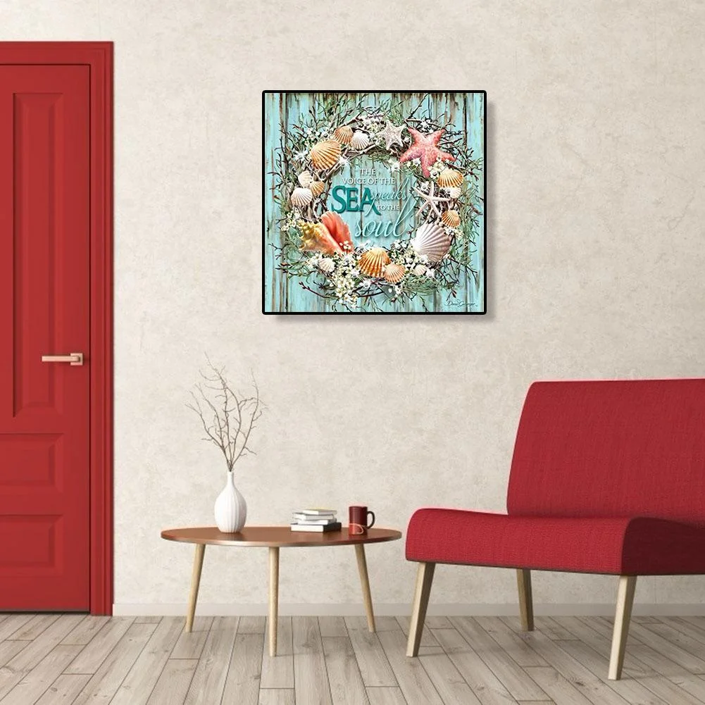 Diamond Painting - Full Round Drill - Conch(30*30cm)