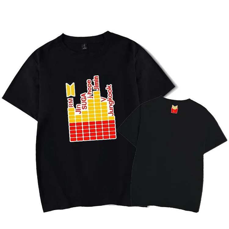 방탄소년단 MCDONALDS Print T-shirt