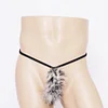 Ring plush temptation thong lace panties
