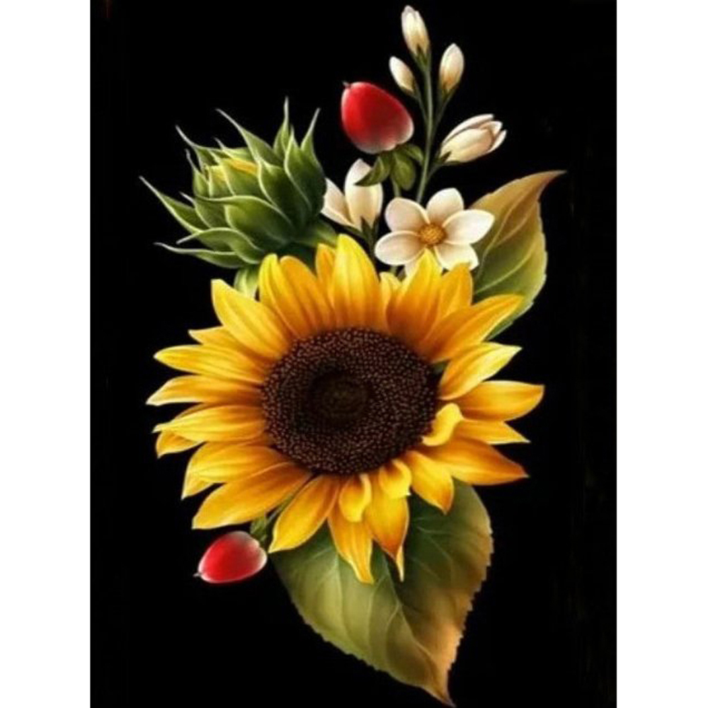

Sunflowers - Round Drill Diamond Painting - 30*40CM, 501 Original