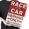 Racing Car Parking Only - Metal Tin Signs(8*12Inch/12*16Inch) - Garage