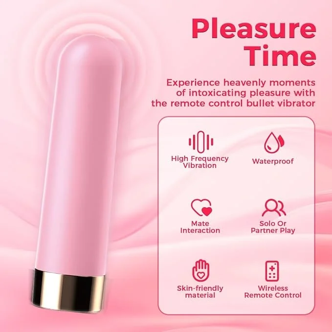 Nami – Remote-controlled Rose Bullet Vibrator For Clitoral & G-spot Pleasure