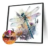 Diamond Painting-DIY Full Round Drill Dragonfly