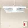 Low Profile Ceiling Fans with Lights 180 Rotating & 3 Speeds Window Exhaust Fan Reversible Airflow Control Ideal for Home Bedroom Or Office