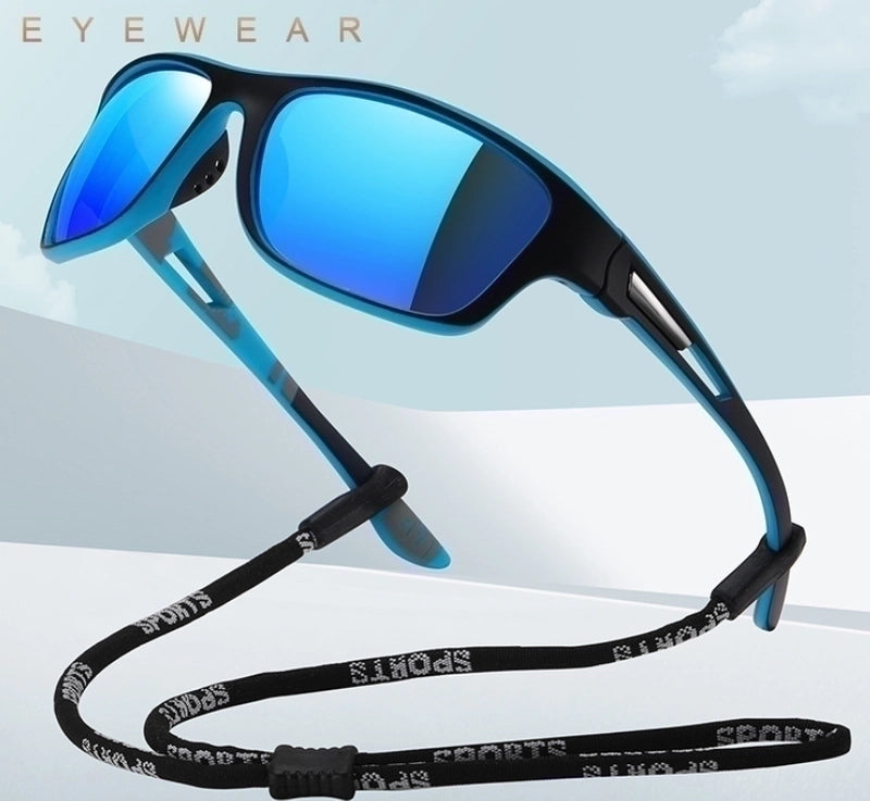 Minimalist Classic Style Color Block Tac Square Patchwork Full Frame Men's Sunglasses