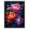 Peony - 9CT Partial Beaded Cross Stitch Kit(39x53cm)