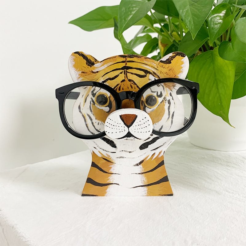 Tiger Eyeglasses Stand
