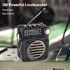 Portable Radio Wireless BT Music Player FM AM SW Stereo Radio for Indoor Outdoor