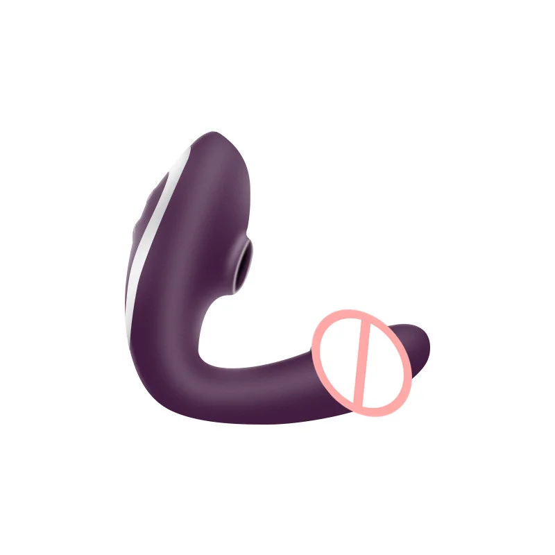 Clitoral Sucking Vibrator, G Spot Dildo Clit Stimulator With 10 Suction And Vibration Patterns - Rose Toy