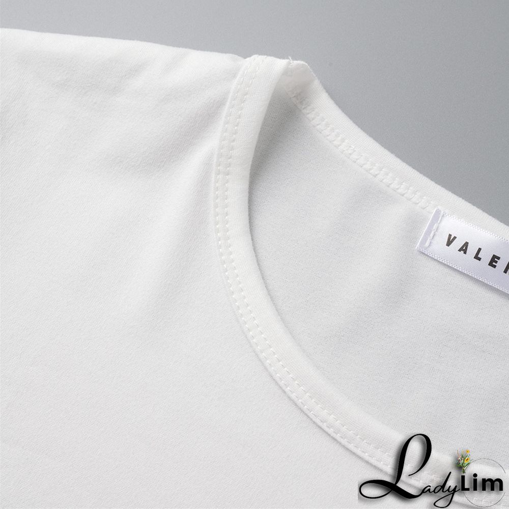 Blue Fashion Casual Letter Print Basic O Neck T-Shirts