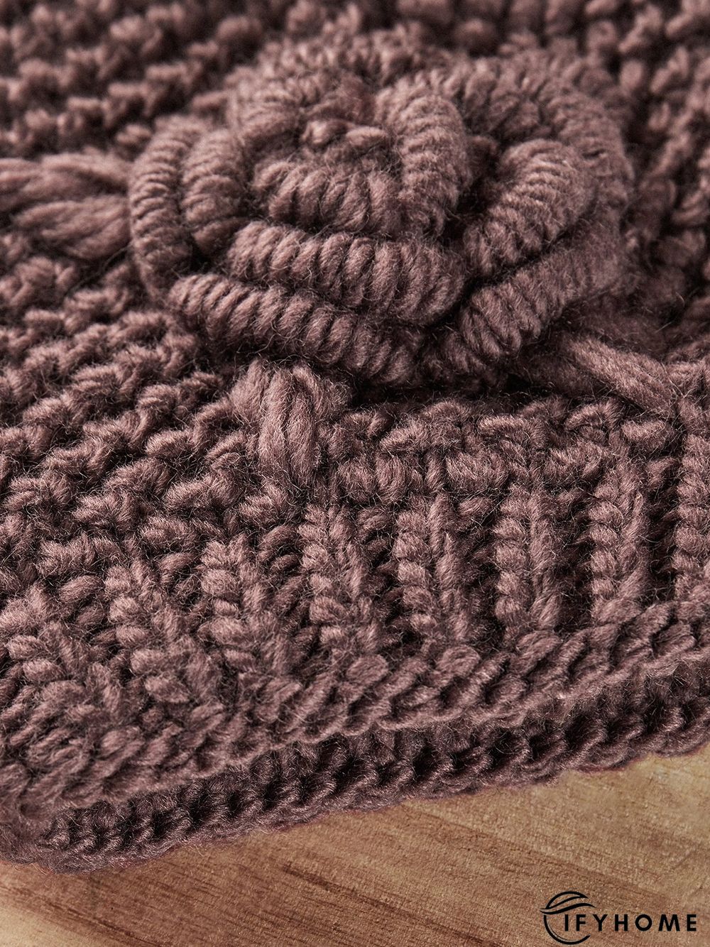 3D Flower Knitted Warm Hat | IFYHOME