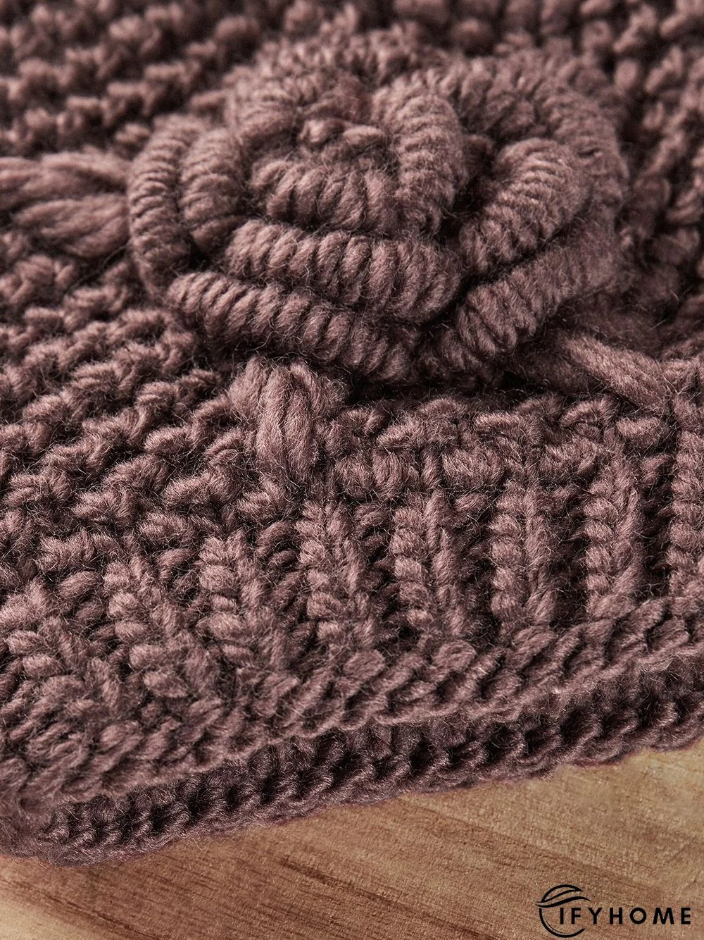 3D Flower Knitted Warm Hat | IFYHOME