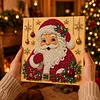 (20x20cm)Santa Claus Pearl Painting Art Kits With Inner Frame Pearl Gem Paintings Picture Arts Craft for Adults Beginners Home Wall Decor