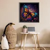 Diamond Painting-Square AB Drill Flower Butterfly(35*35CM)